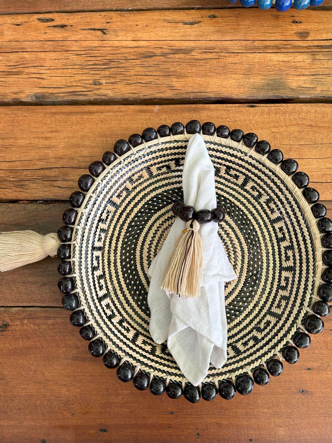 Set de 4 servilleteros de Taguas Negro